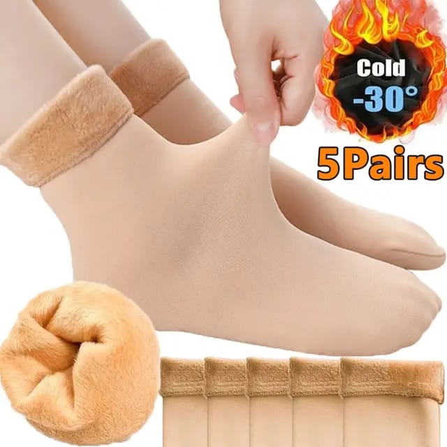 Women Winter Thicken Warm Short Socks